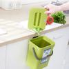 Kitchen Trash Can with Lid Household Cabinet Door Wall-mounted Toilet Bathroom Living Room Hanging Creative Storage Paper Basket