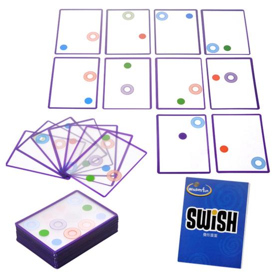Swish Настольная игра из картона Логическое мышление Интеллектуальная игрушка Детский Семейный Инструмент для игры