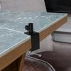 2Pcs Multi-Functional Desk Clamp Fixed Table Mount Adjustable Universal C Clamp Mic Arm Stand Table Clamps for Poles
