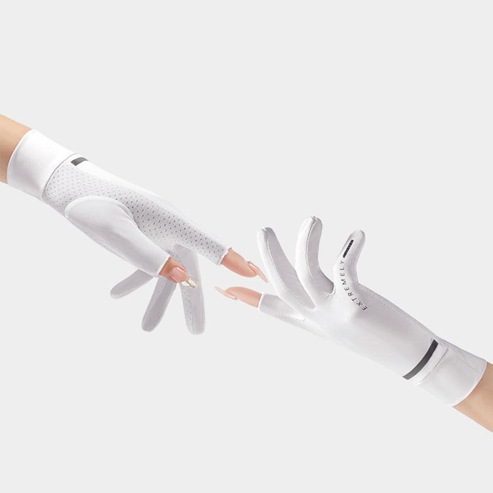 Sexy Cycling Equipment Outdoor Touch Screen Mitten Driving Sun Protection Gloves Sunscreen Gloves