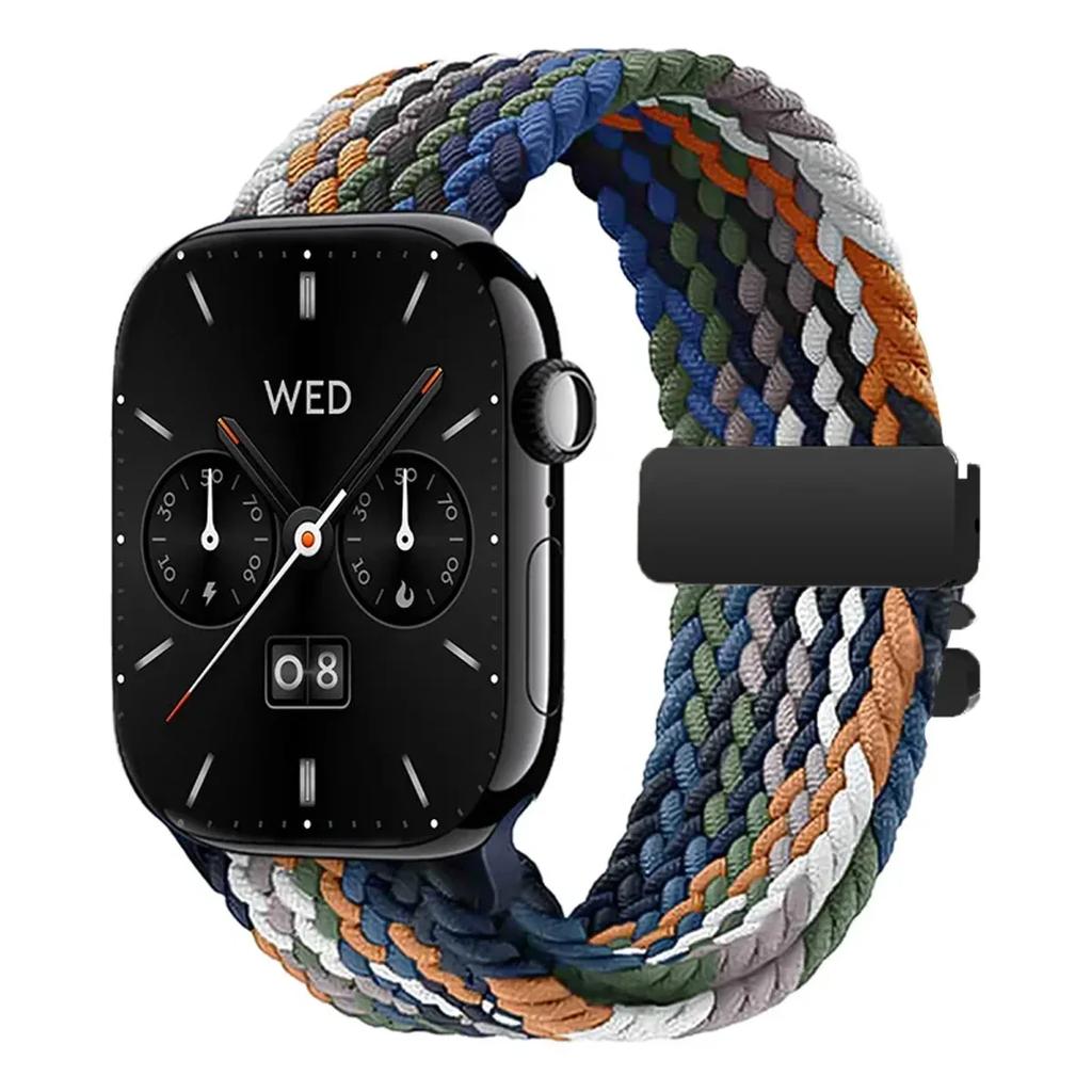 Braided Solo Loop Strap For Apple Watch Band 44mm 45mm 46mm 40mm 41mm 42mm 49mm Bracelet iWatch Series Ultra 2 10 9 SE 8 7 6 5 4