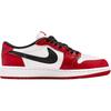 Jordan 1 Низкие Детские Баскетбольные Кроссовки Красные Белые Унисекс HQ6999-600