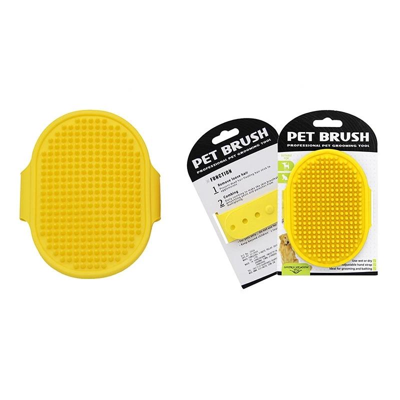 5 Color Soft Rubber Dog Brush Comb Cat Bath Glove Hair Grooming Combs Puppy Massage Brushes Silicone Pet Cleaning Supplies