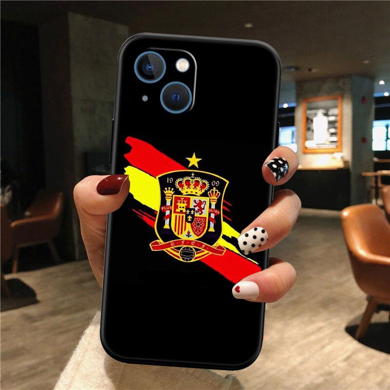 IK61 Spain Flag New High-End Shell Phone Case for iPhone SE X XS XR 16E 17 11 Pro Max 8 7 6 6s Plus Air