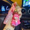 Fashion Mermaid Princess Keychain Creative Car Key Pendant Cartoon Doll Keyring  Student