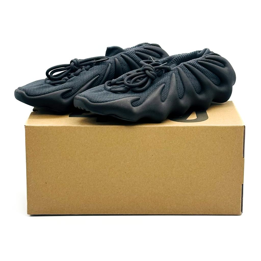 H03665 Adidas Yeezy 450 Utility Black Вязаный Черный Темный