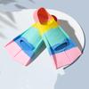 Comfortable Silicone Swim Fins Kids &Adults-Suitable Size for Beginners In Swimming Diving-Ideal for Training Water Activities
