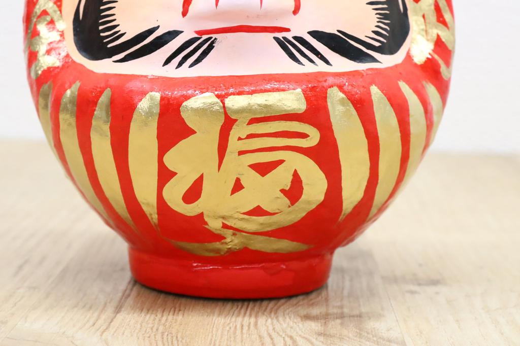 Made in Paper Takasaki Size 3 Length Japan, Mache, Daruma, (Total 15cm)