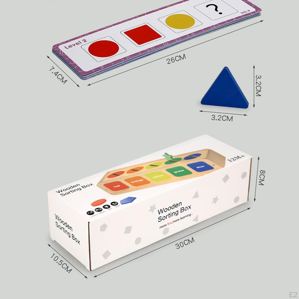 Деревянные игрушки для сортировки по цвету и форме, развивающие игрушки для рыбалки для малышей и детей
