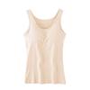 Summer Plus Size Casual Modal Women Camisole with Chest Pad Female Loose Bottoming Sleeveless Vest Tank Top