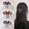 Fashion Crystal Butterfly Women's Hair Clip Colorful Rhinestone Elegant Kawaii Girl Tassels Hair Accessory Hair Clip Headband
