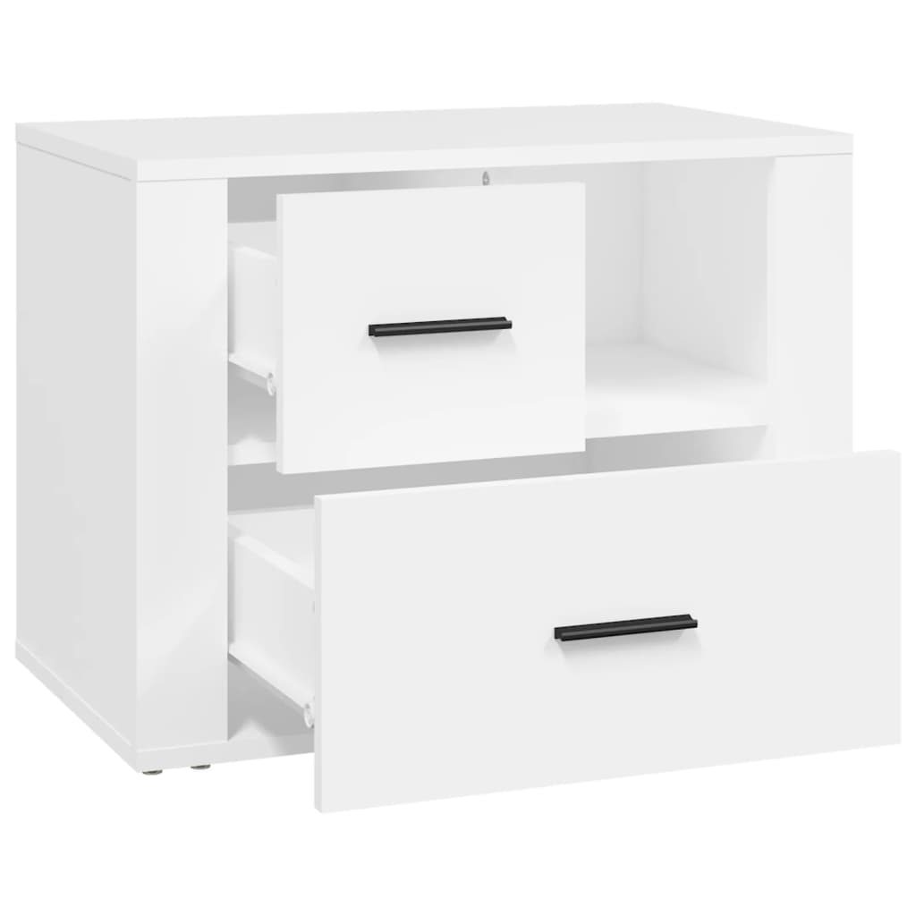 Прикроватная тумба Белая 60 x 36 x 45 см ДСП
