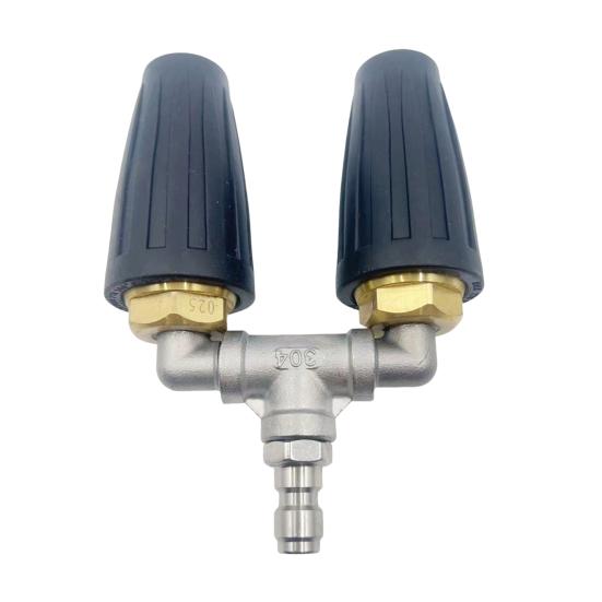 360-degree Rotating Turbo Nozzle GPM 4000 PSI Easy To Install Quick Connector