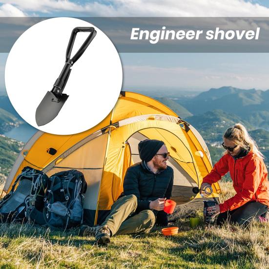 Многофункциональная военная складная лопата, высокая прочность, компактный размер, портативная лопата для кемпинга, многофункциональный инструмент для альпинизма