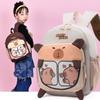 Kids Cartoon Animal Backpack With Ergonomic Shoulder Straps For School Kids