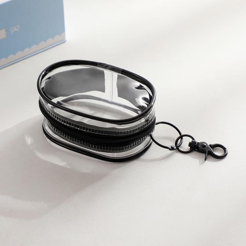 Transparent Storage Box Pouch Mystery Box Keychain Bag Storage Case Thicken Wallet Cute Doll Bag Organization