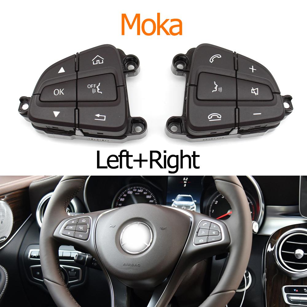 Car Steering Wheel Control Switch Button Repair Kit For Mercedes BENZ C GLC Class W205 W253 C200 C300 GLC200 GLC260 GLC300 4YHD