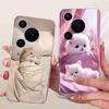 For Huawei Pura 70 Pro HBN-LX9 Case Luxurious Pattern Butterfly TPU Back Cover For Pura 70Pro+ 70 Pro Plus HBN-AL10 Phone Shell