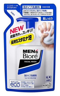 Kao Biore Foam Face Wash Refill x Men's (130г) 5 упаковок