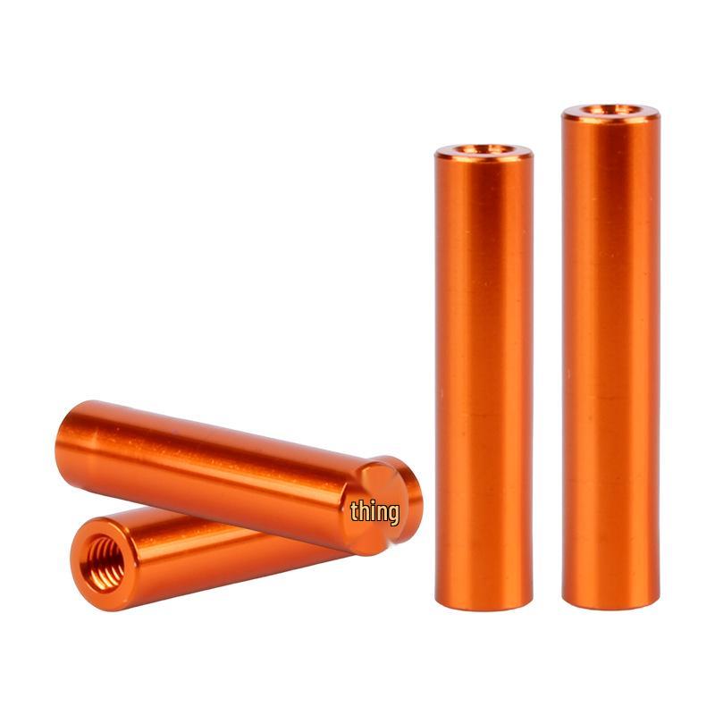 M3 Orange Aluminum Alloy Round Standoff Nut for RC Model Aircraft Frame