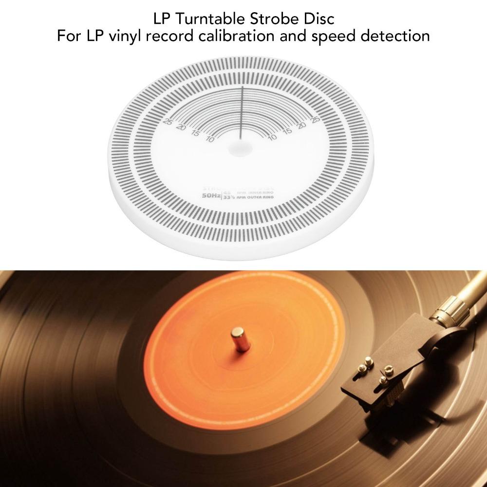 33RPM Compatible Stroboscope Mat Acrylic Calibration Tachometer Phono Accessory For Turntable