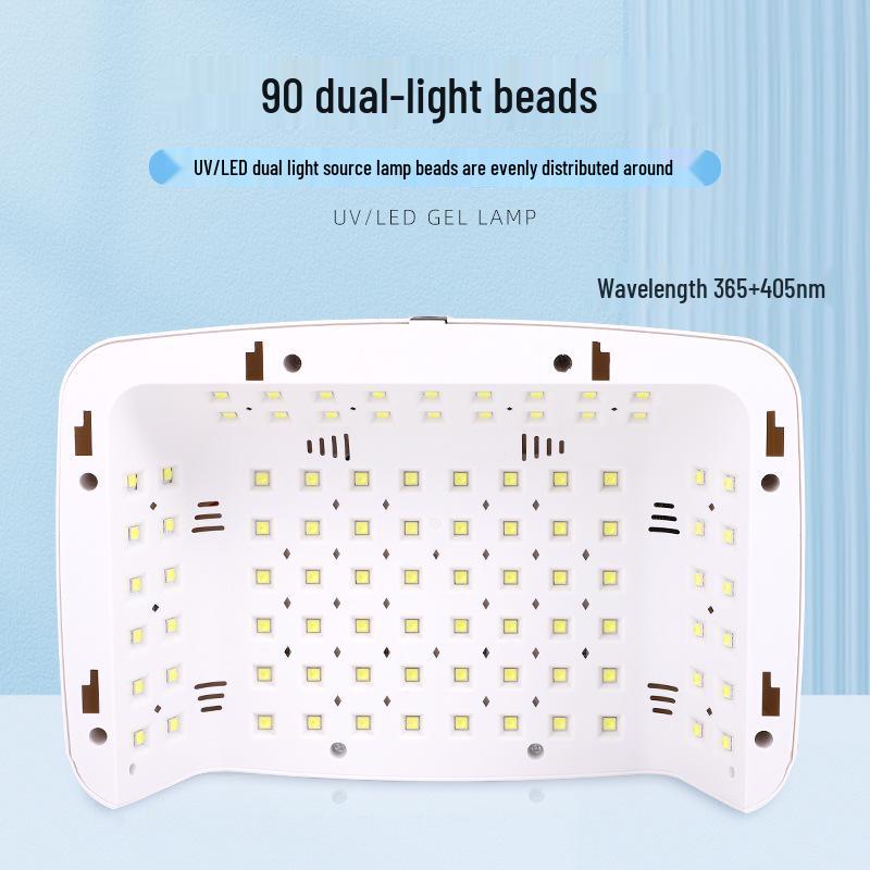 380 Вт Двуручная сушилка для гелевого нейл-арта с большим пространством