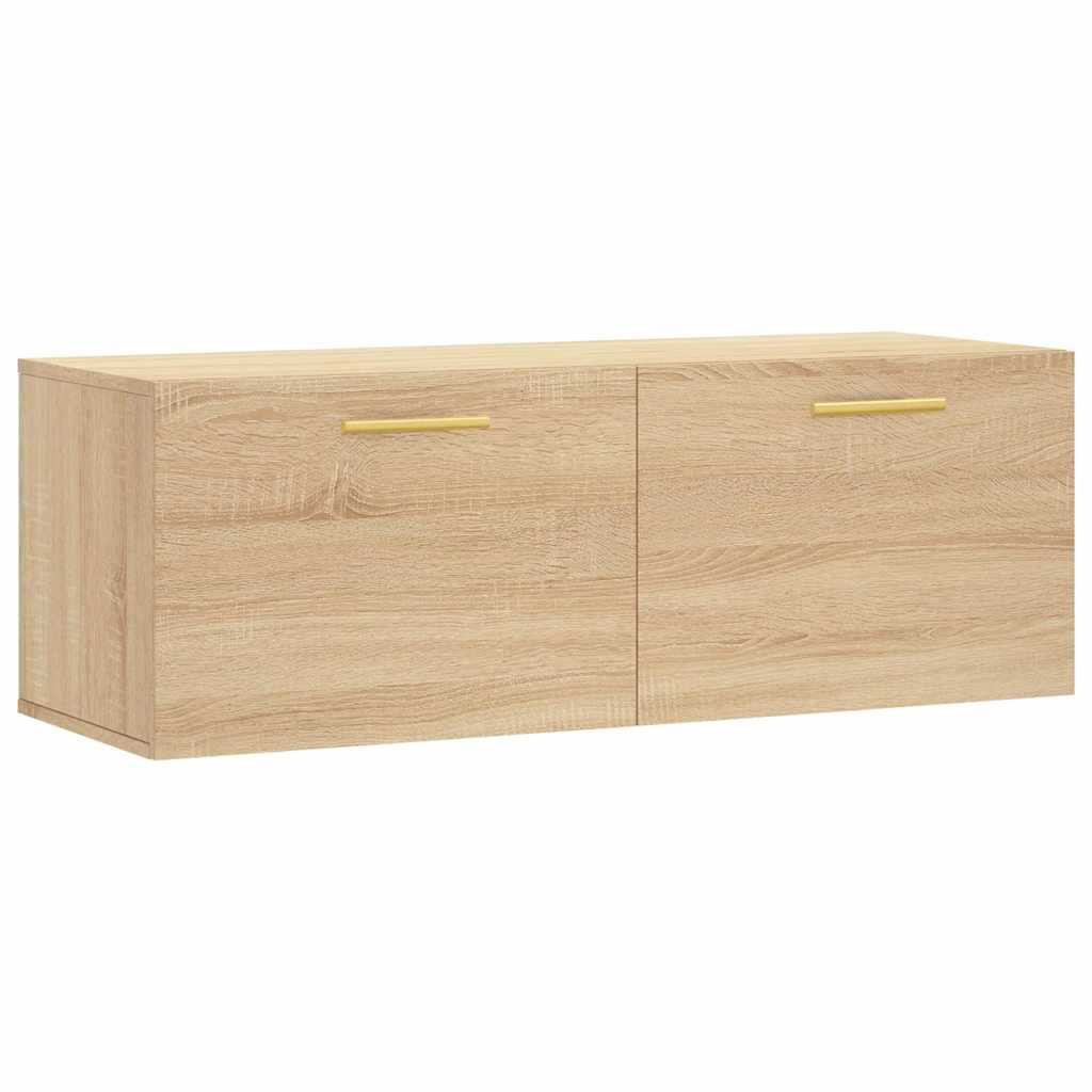 Wall Cabinet Sonoma Oak 100x36.5x35 cm Engineered Wood