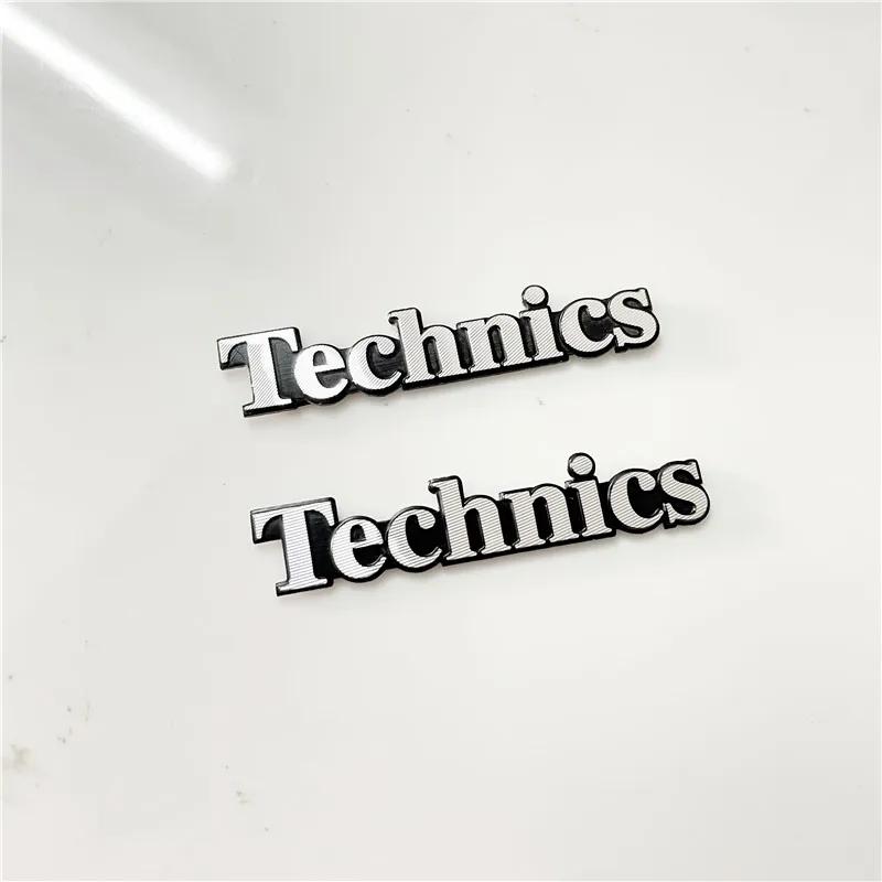 4X Техник Динамик 46x9мм алюминиевая наклейка стайлинг автомобиля technics значок эмблема динамика стерео Наклейка Автоаксессуары