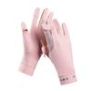 Sunscreen Gloves Women's Summer Thin Non-slip Breathable Anti-ultraviolet Outdoor Cycling Fishing Ice Silk Flip Gloves