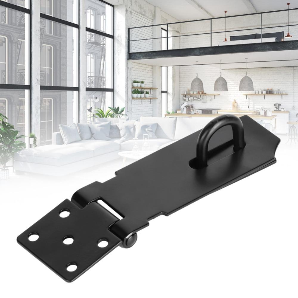 Stainless Steel Door Hasp Latch 4 Inch Padlock Hasp Latch Heavy Lock Hasp Latch External Doors