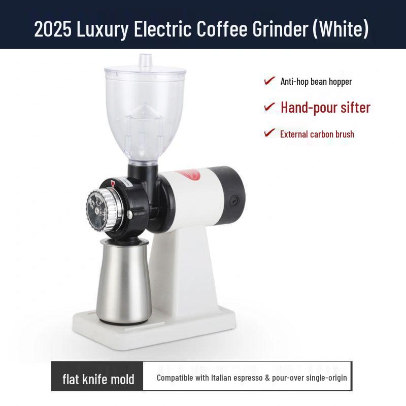Electric Coffee Bean and Powder Grinder for Household Drip Brewing