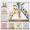 Curtain Cartoon Animal Love Giraffe 3D Digital Printing Blackout Curtain Punching