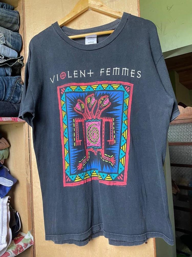 Футболка унисекс с принтом Violent Femmes, винтажная, тур группы, размеры S-5XL