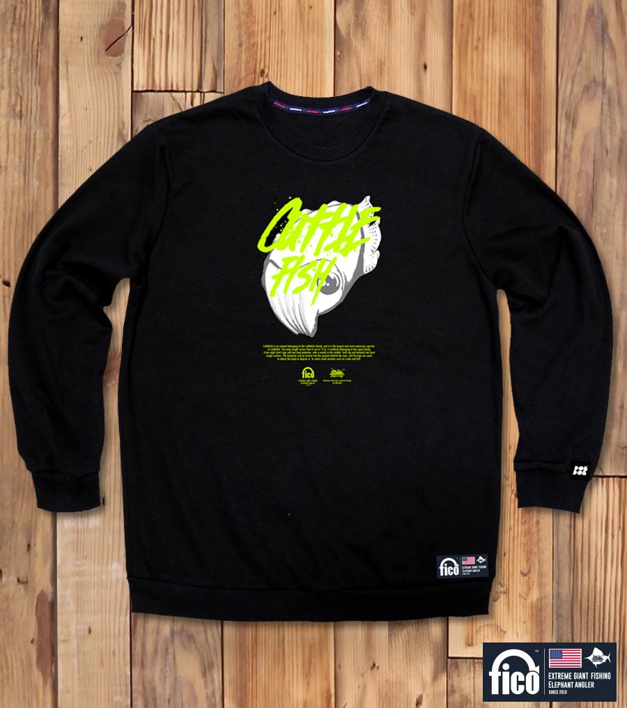DOLDOL Fico-Mtm-181 Extreme Fishing Brand Pico Graphic Sweatshirt Long Sleeve