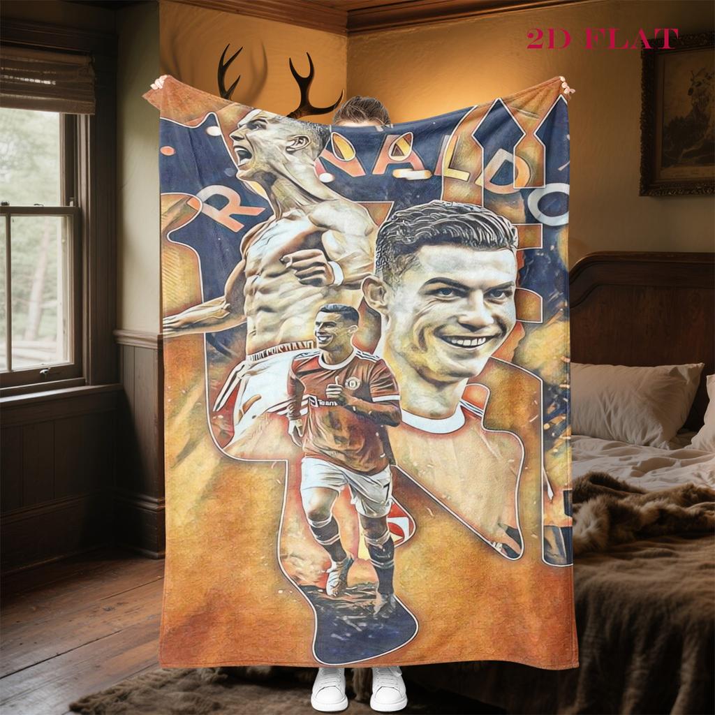 Ronaldo's Legacy: Number 7 blanket Home Decor Camping trip Nap Blanket sheet Office rest blanket