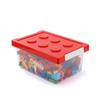 LEGO Kids' Storage Box for Building Blocks and Snacks - Plastic Organizational Bin