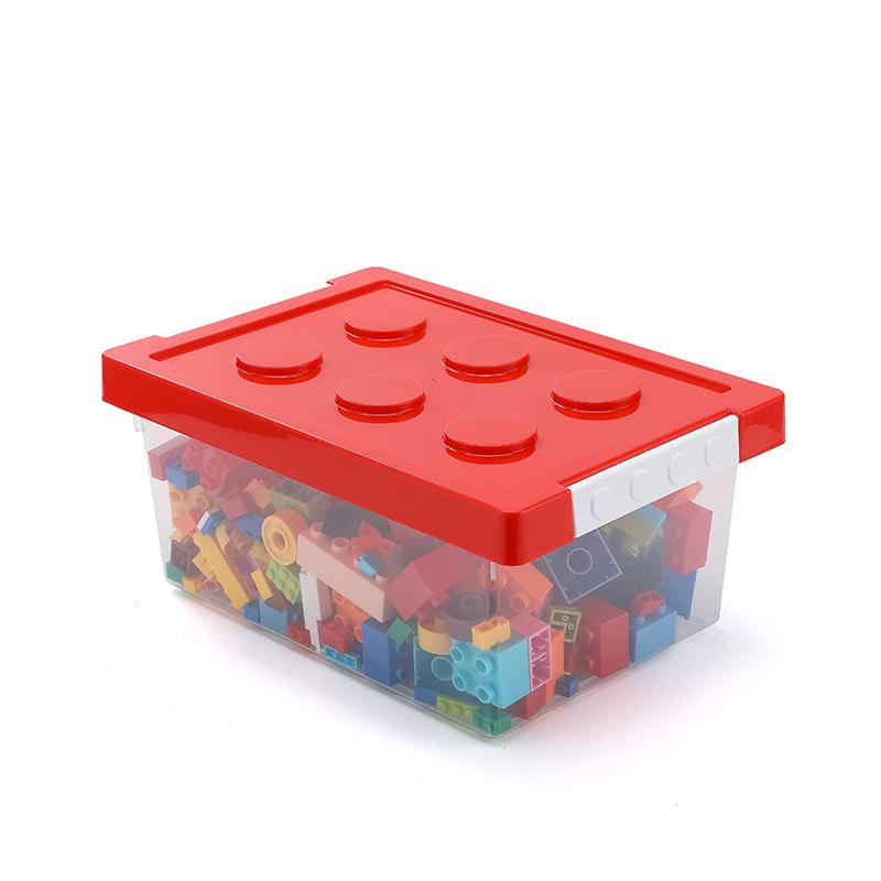 LEGO Kids' Storage Box for Building Blocks and Snacks - Plastic Organizational Bin