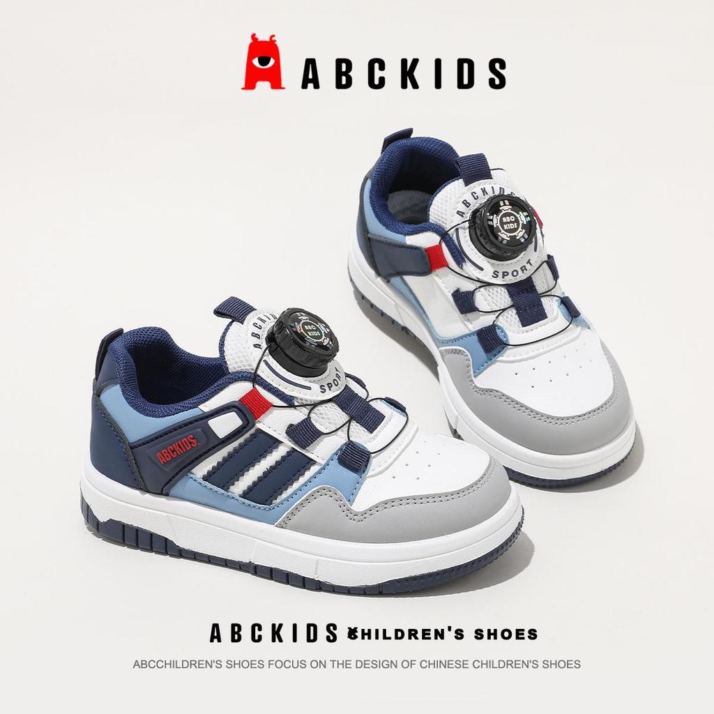 ABCkids2026 Весенние детские повседневные туфли - Толстая подошва, Магическая липучка, Унисекс детские спортивные кроссовки.