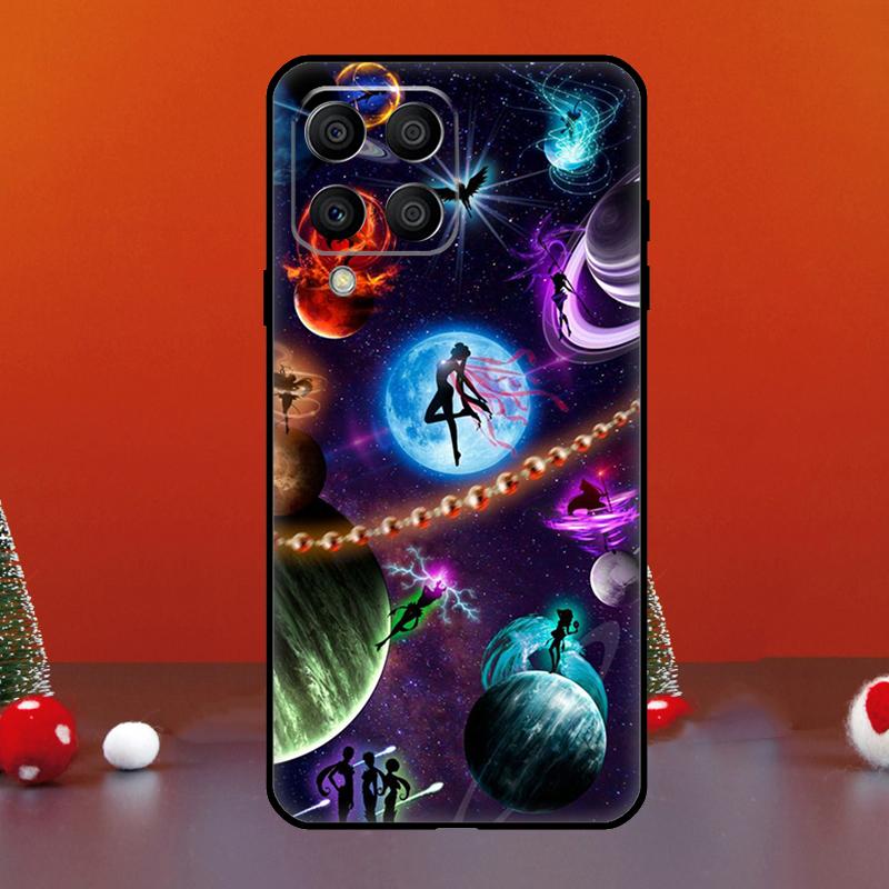 Магическое Космическое Лунное Планета Для Samsung Galaxy M06 M16 M14 M34 M54 M11 M21 M31 M13 M33 M35 M53 M55 M15 M12 M32 M52 Чехол