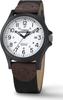 Мужские часы Timex TW4B08200 Expedition Acadia, цвет черный, коричневый, белый, кожа, нейлоновый ремешок