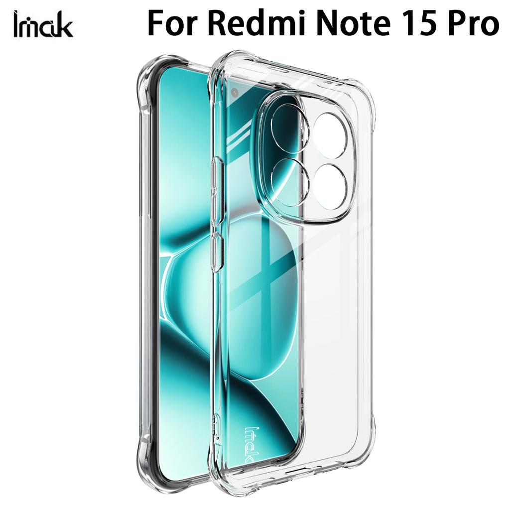 For Redmi Note 15 Pro Plus 5G Phone Case IMAK Shock-resistant Soft Case