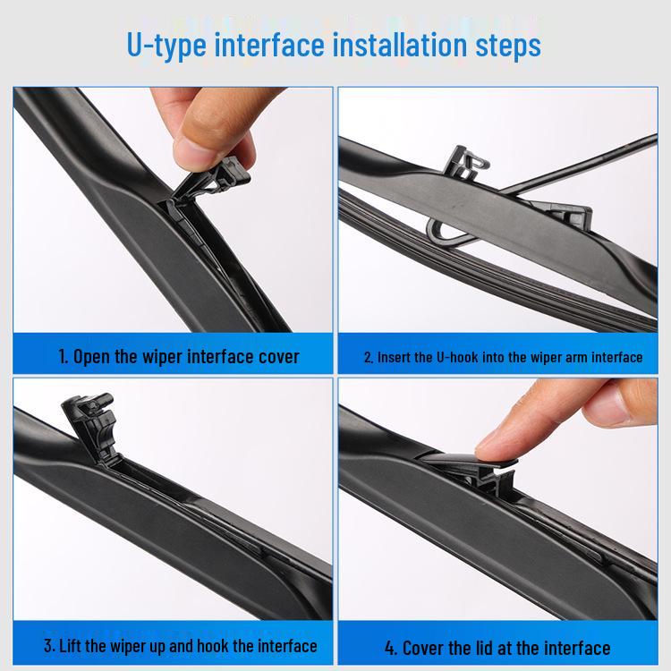 Резиновая лента бескаркасной щетки стеклоочистителя Mitsubishi Outlander/ASX/Eclipse Cross DX3/DX7