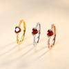 Love Ruby Korean Version of Personalized Index Finger Ring Design Sense Niche Simple Cold Wind Ring Women
