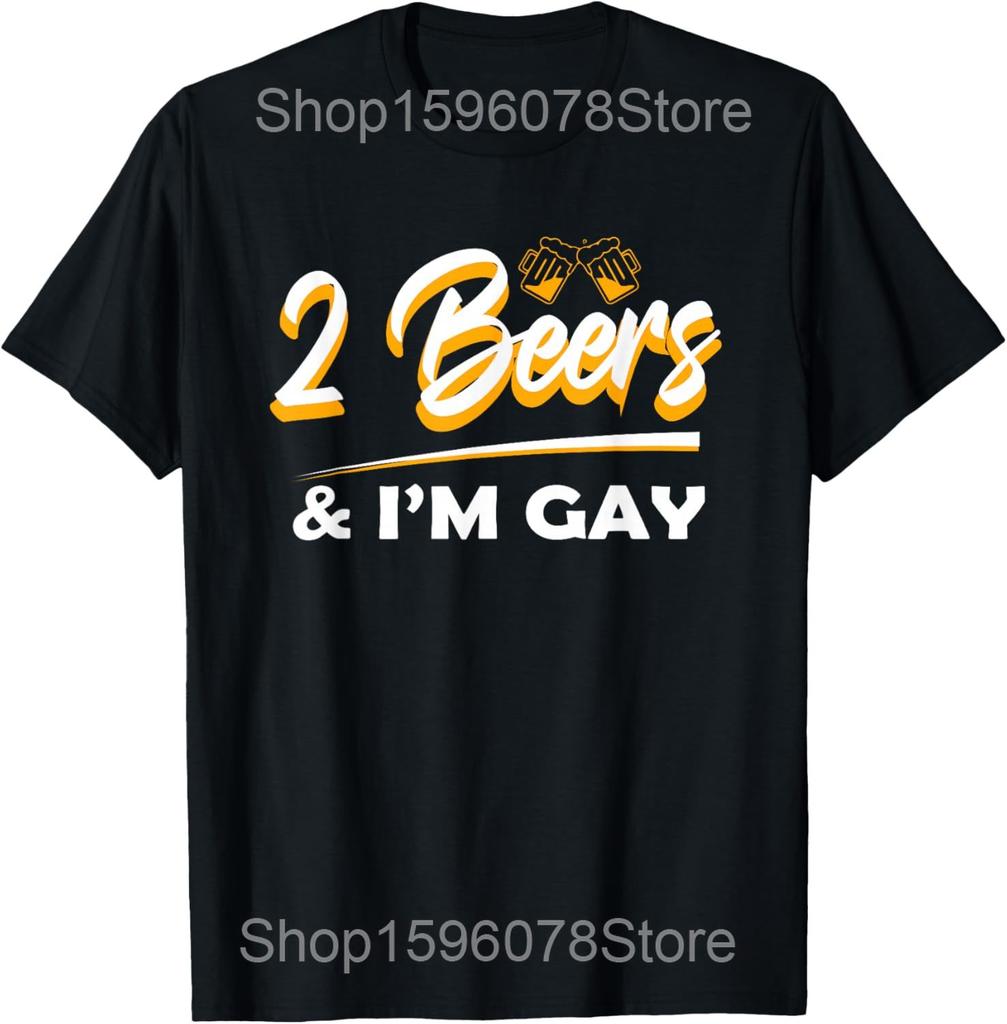 Funny Woke Up Gay Pride Rainbow Party LGBTQ T Shirts Men Cotton Humor Streetwear Tee Shirt Short Sleeve Unisex Loose Clothing