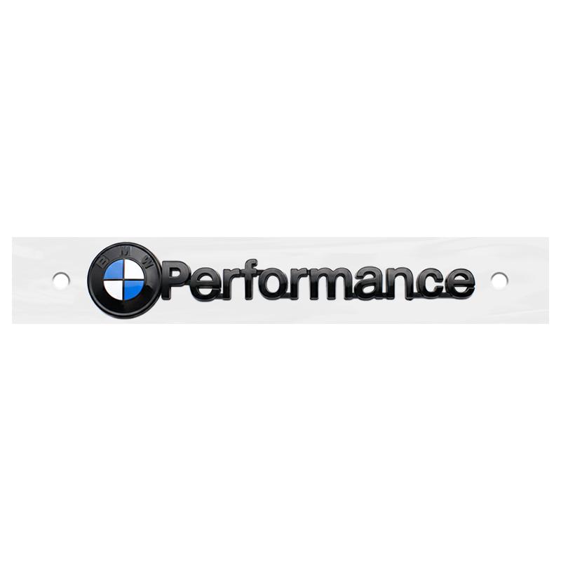 For BMW E34 ABS Car Logo Emblem Rear Trunk Stickers Badge Accessories For BMW Performance E70 F15 E92 E60 E61 E65 F01 F02 F10 F15 F30 F48 M5