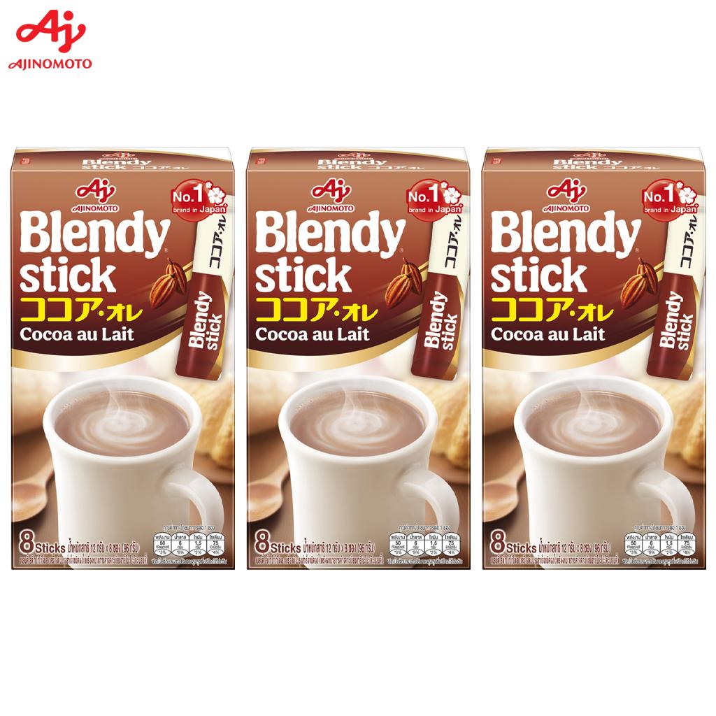 Ajinomoto Blendy Stick Cocoa au Lait, 12 г x 8 пакетиков (96 г), 1 шт./3 шт.