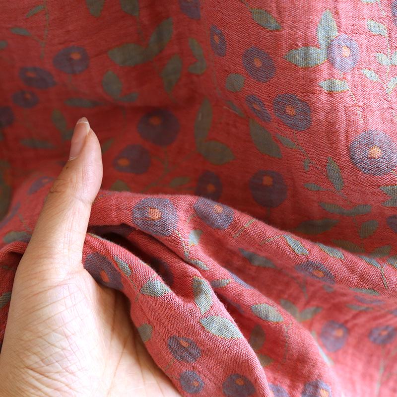 Женский жаккардовый кимоно-халат из пряжи, 100% хлопок, повседневный свободный крой для весны, лета и осени