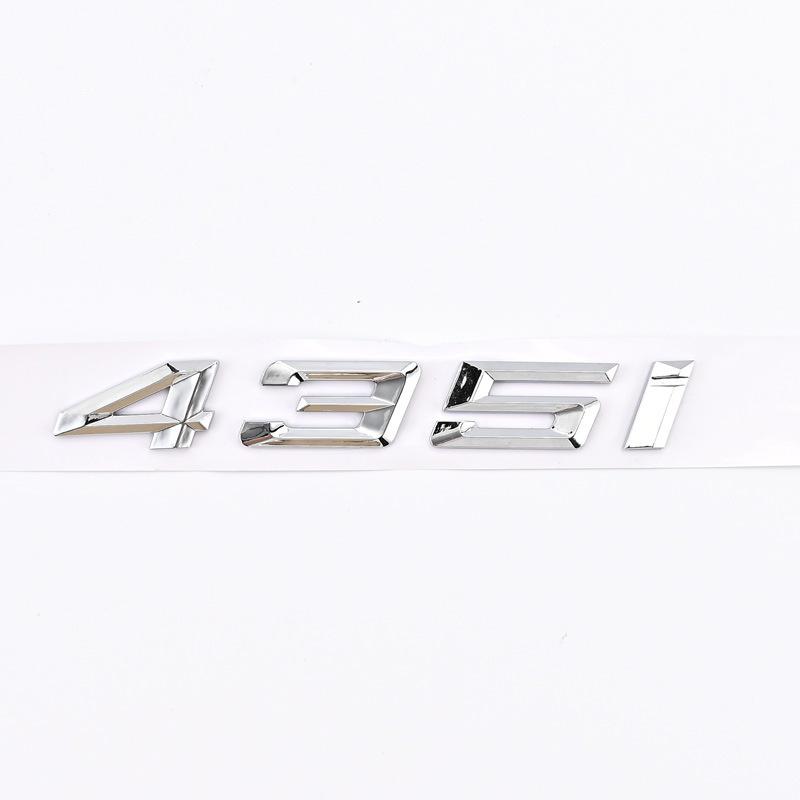 Совместимый значок для BMW 4 серии 2020-2023 420i, 425i, 430i и 440i - Модифицированный задний значок рабочего объема
