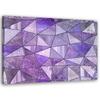 Печать на холсте Фиолетовые геометрические фигуры
