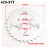 Motorcycle parts Z50 Rear Gear Sprocket 24T/29T/31T/35T/37T Tooth For 420/428 chain for pitbike RM monkey bike 50CC
